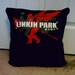 Reserved for KentuckysCloset - Linkin Park Throw Pillow Cover DIY Pillowcase Nu Metal Band OOAK