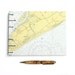 Hilton Head Nautical Guestbook - Handmade Using Vintage South Carolina Chart