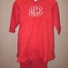 Custom Boutique Monogrammed Intial DRESS Legging SET Outfit
