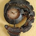 Steampunk Spiral Clock