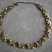 Vintage Trifari Necklace Gold Pearl Rhinestone