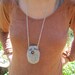 Felted Wool Pouch- Woodland Wool Pouch with Handmade Wooden Button in Yew Wood