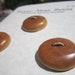 3 Wood Buttons- Birch Wood- Knitting, Sewing, Craft Buttons