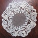 Vintage Lace Doily Honiton Devon English Hand Made 1950s