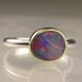 Boulder Opal Ring - 18k Gold and Sterling