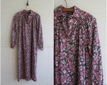 Robe Longue Liberty Imprimé Floral Rose De Chez Season Taille M - Occasion Très Bon état