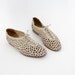 Vintage shoes / beige cut of suede oxfords / 6-36