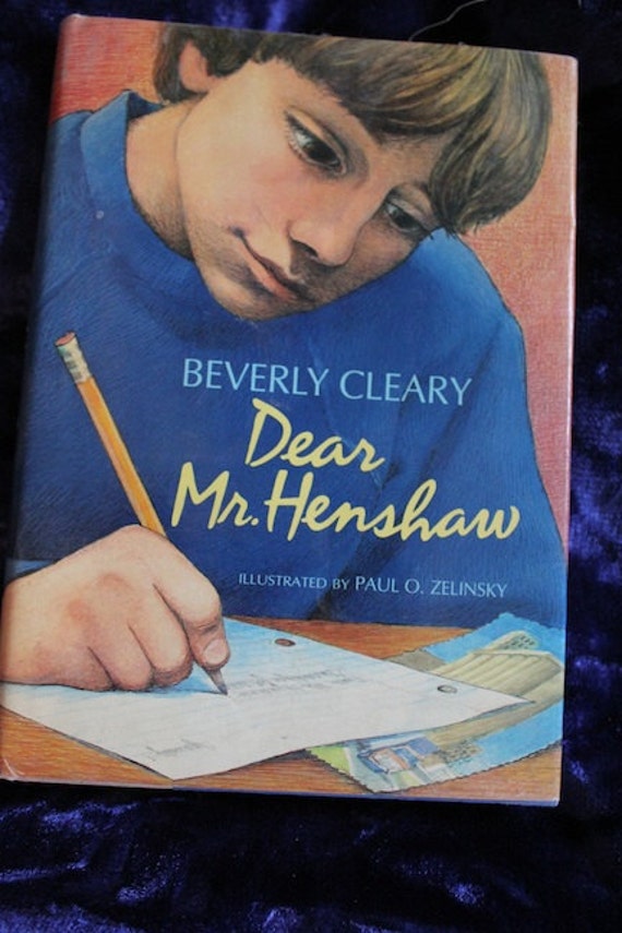 Dear Mr. Henshaw hardcover by Beverly Cleary by bunnyjoiedevie