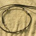 Braided Kangaroo Leather Dog Show Lead - 37" Black, Custom Beads