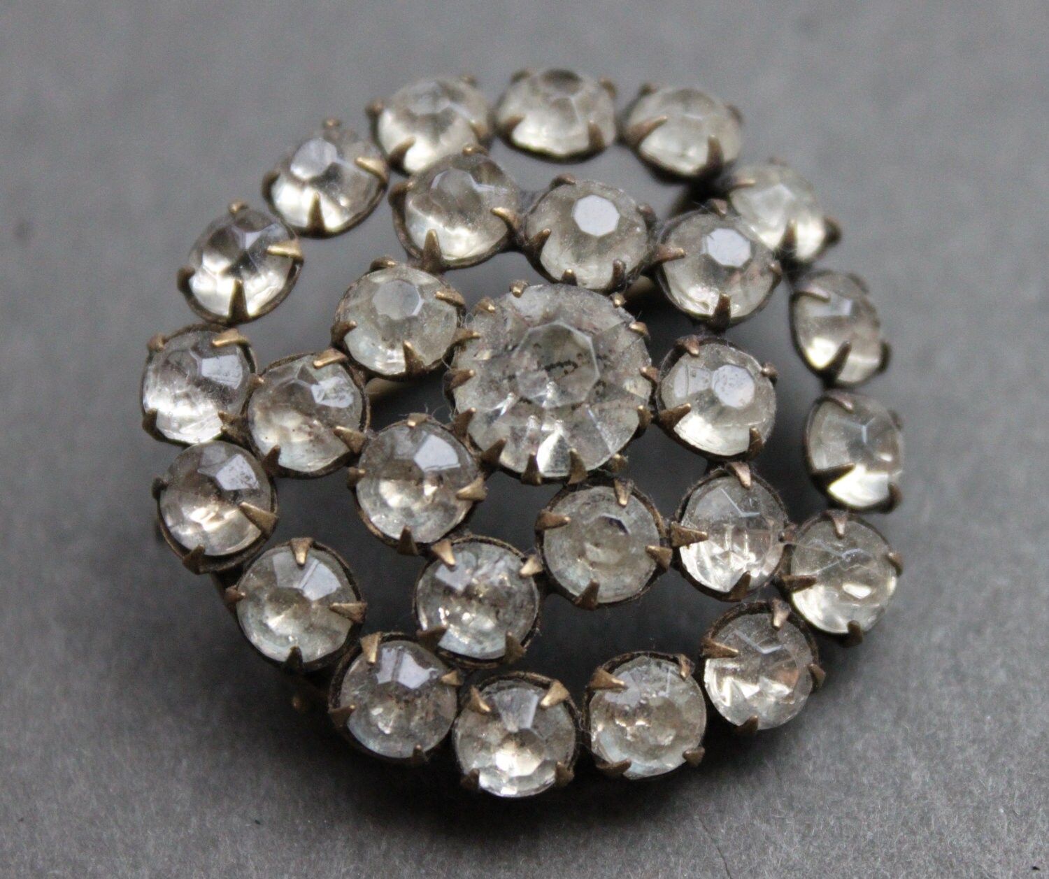 Victorian French Paste Star Brooch by TheHiddenChamber on Etsy