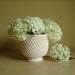 Napco pink milk glass planter, jardiniere, pale pink