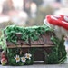 Needle Felted Waldorf Forest Acorn family and Little Wood House-REserved for Lorna