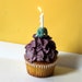 Mini Speckled Bird Birthday Candle Holder