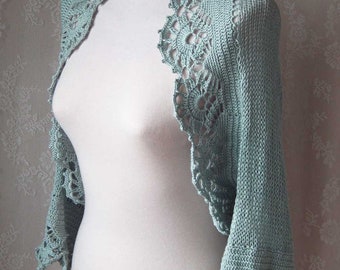 ICE, Knit & crochet shrug pattern pdf