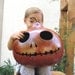 Halloween Gourd Jack-O-Lantern XXX Large (inspired by Tim Burton) Jack Skellington Spooky Fall Candy Bowl Decoratiom