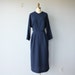 LAST CALL / 1950s dress / 50s dress / 1950s Parnes Feinstein wiggle dress / designer wool day dress - size large