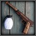 Steampunk cyber shot gun Star Wars Victorian sci-fi pirate BB Airsoft Spring Gun---ZOMBIE killer