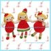 Yummy Strawberry, Watermelon & Apple Girls Amigurumi PDF Crochet Pattern by HandmadeKitty