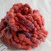Pink n Purple Supercoils Art Yarn coils of Merino Wool Silk Nylon fibre Coiled artyarn with Free Tutorial