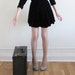 traveling salesman suitcase . dark brown hard attache briefcase luggage .sale