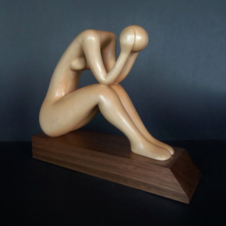 Eros Undefeated: Sculpture nude male figurative art Greek 