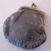 Antique Leather Change Purse Tiny