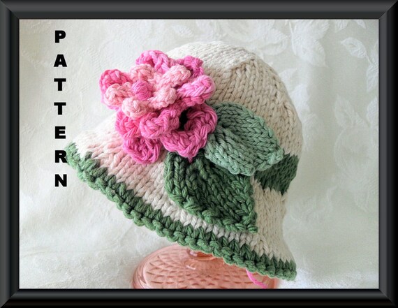 Knitted Hat Pattern Baby Hat Pattern Newborn Hat Pattern