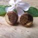 RESERVED - Rustic Oak Wood Stud Earrings - Round Wooden Post Earrings Handmade from Oak Wood Tree Branch - Natural Wood Jewelry gift idea