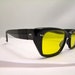 RARE 1950s 60s SUNGLASSES Black Night vision driver lenses