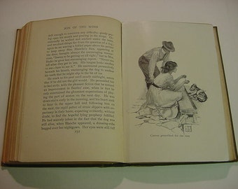 Son of the Wind Lucia Chamberlain Antique Illustrated Western Romance Book 1910