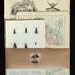 Vintage paper pack 30 vintage pages atlas gazetteer maps insects archaeology for altered art, collage, decoupage, mixed media art etc.
