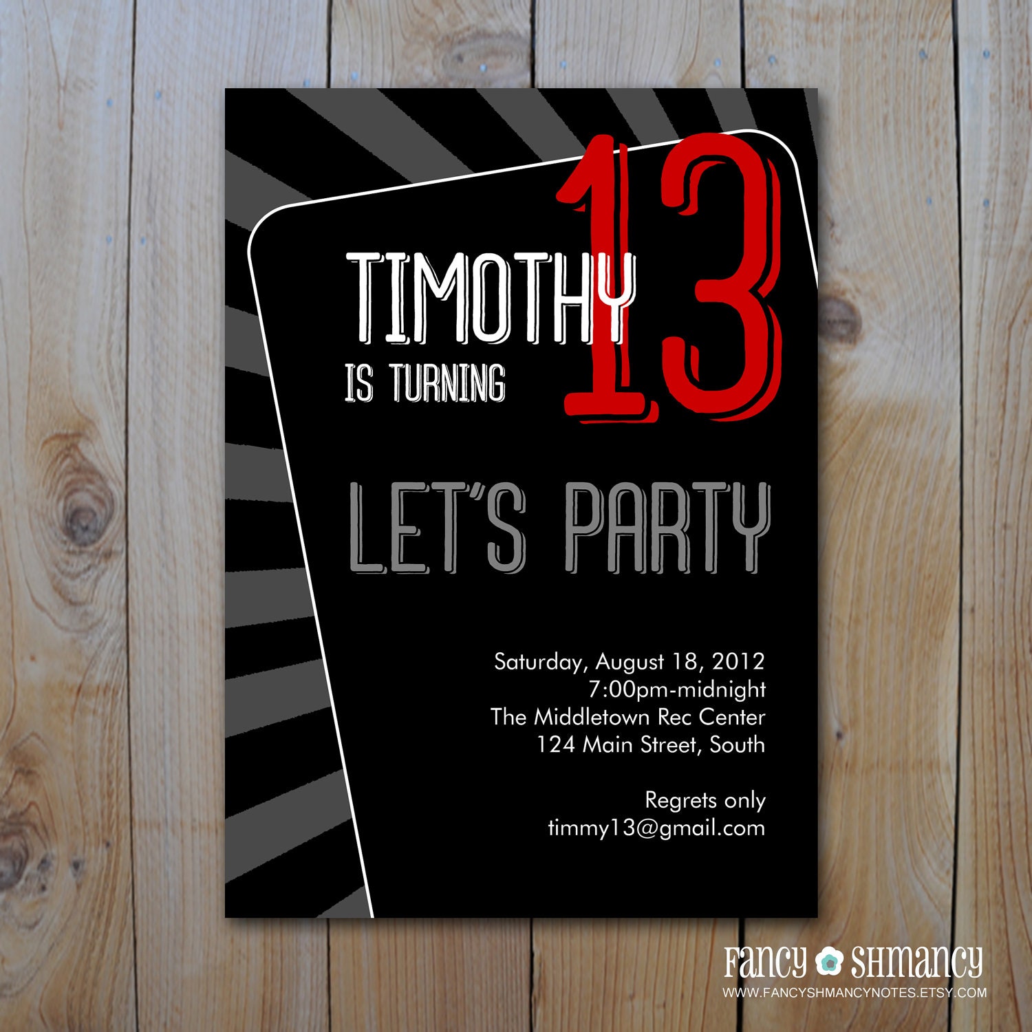 Party Invitations For Boys 4