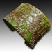 Faux jade blossom polymer clay cuff limited edition