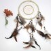 Handmade dream catcher cream & black