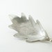 1930's Palmer Smith Hammered Aluminum Oak Leaf Bowl Tray - Acorn Handle