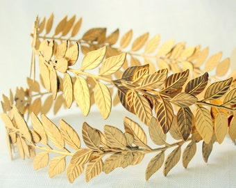 STEFANA Greek Orthodox Wedding Headpiece (Set of 2)
