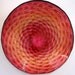Beautiful Hand Blown Glass Art Patterned Wall Platter Bowl 2893 ONEIL