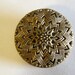 vintage goldtone round buckle for re-purpose