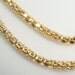 Sterling Silver Beautiful Wheat Chain, Finished Chain, 18K Gold Plate, 1 pcs, 18 Inches, 2mm - Made in Italy