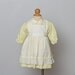vintage 1950s toddler dress/ yellow pinafore