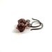 Copper Artisan Earrings. Petite Everyday Metal Jewelry. -VAL