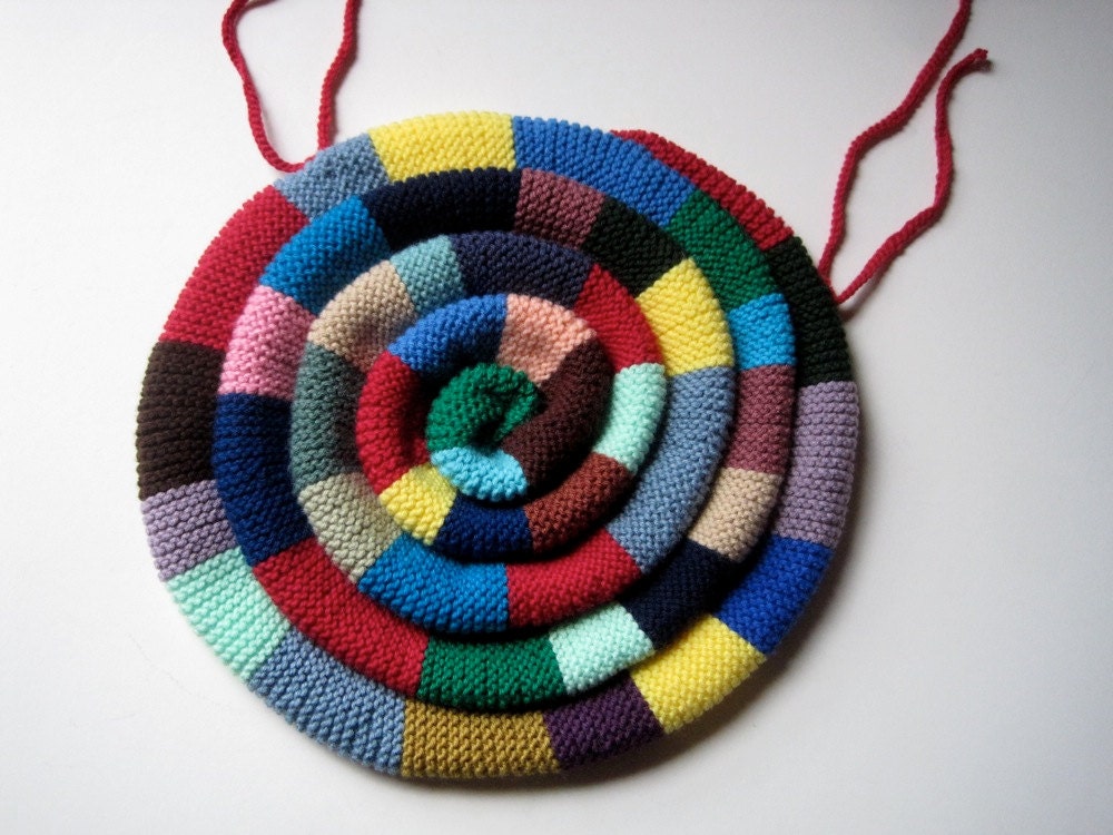 Knitted Chair Pad PDF Pattern DIY Rocking Chair Pad Pattern