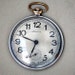 Soviet Pocket Watch "MOLNIJA" - Working - Mechanical Pocket Watch - Relief Pattern - 1970s - from Russia / Soviet Union / USSR