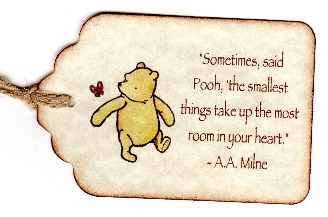 20 Winnie The Pooh Baby Shower Favor Tags Baby by luvs2create2