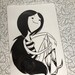 Marceline small inked piece, Original art