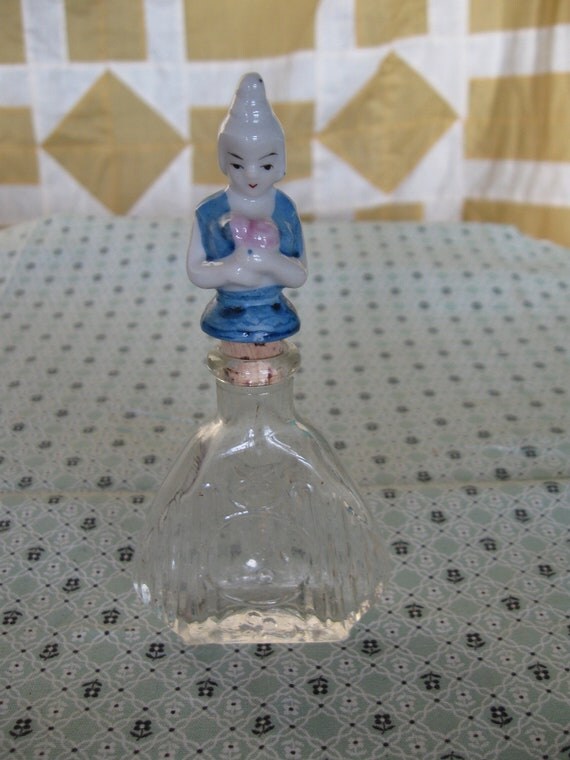 Vintage Half Doll Perfume Bottle