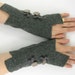 grey arm warmers fingerless mittens wrists warmers arm cuffs fingerless gloves recycled wool fall fashion eco friendly curationnation