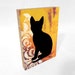 SALE Cat Art Wall Decor, Mounted Print, 5x7 inches