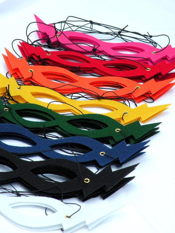 Lightning Bolt SUPERHERO MASK choose from 13 colors Most