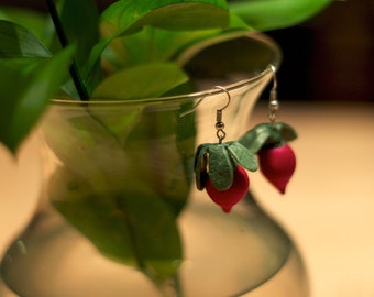 Radish earrings